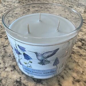 Bath & Body Works: 14.5 Oz 3-Wick Candle: Fresh Spring Morning